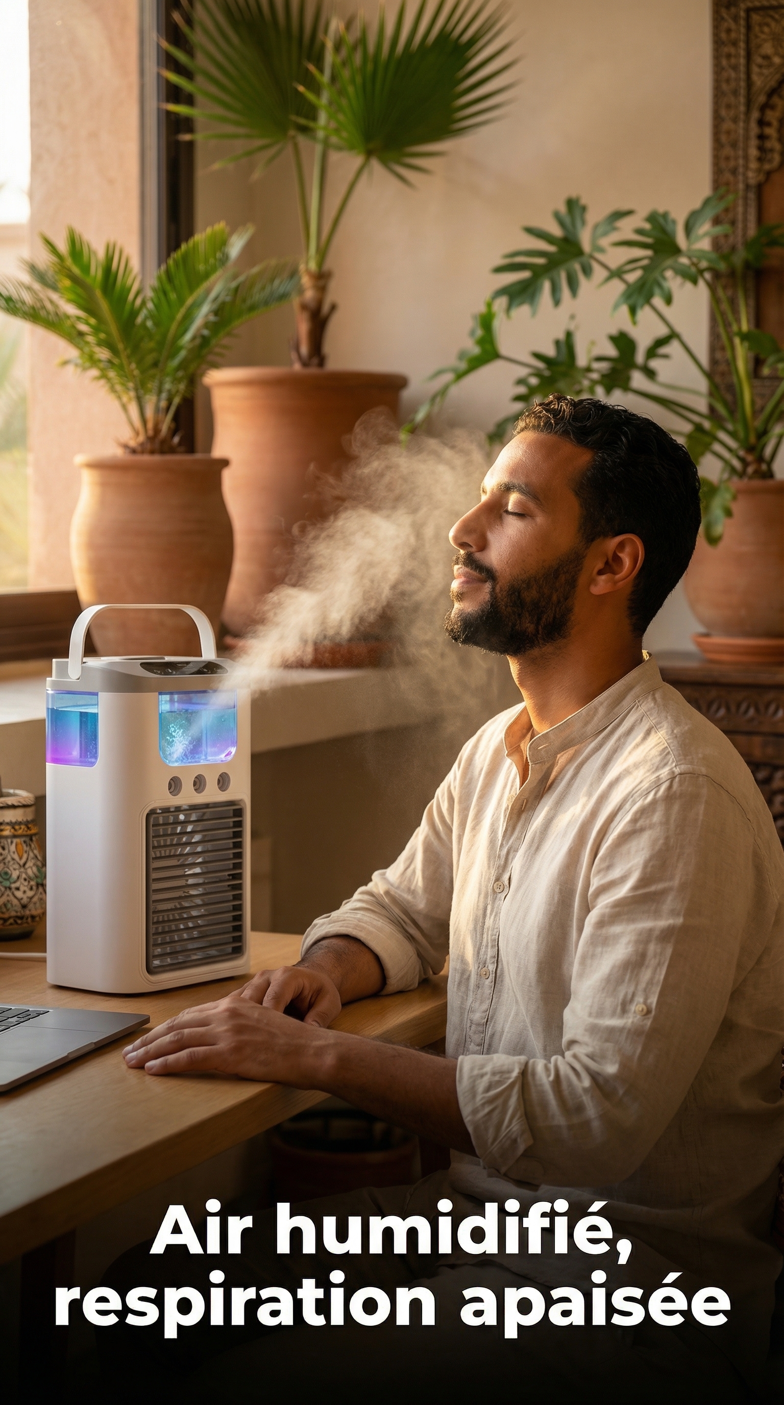 Hydratez l'air sec pour mieux respirer