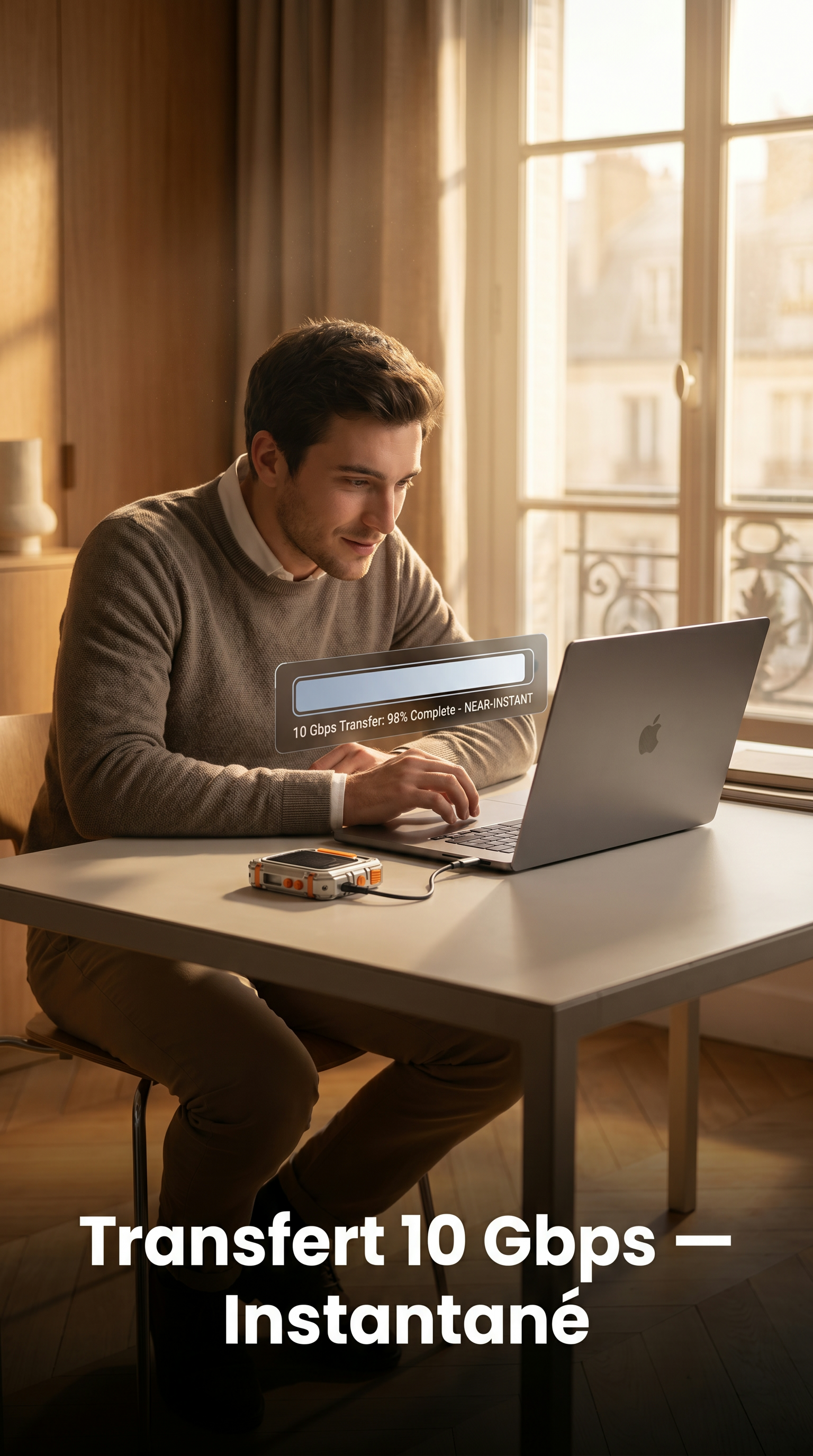 Des transferts ultrarapides, zéro frustration