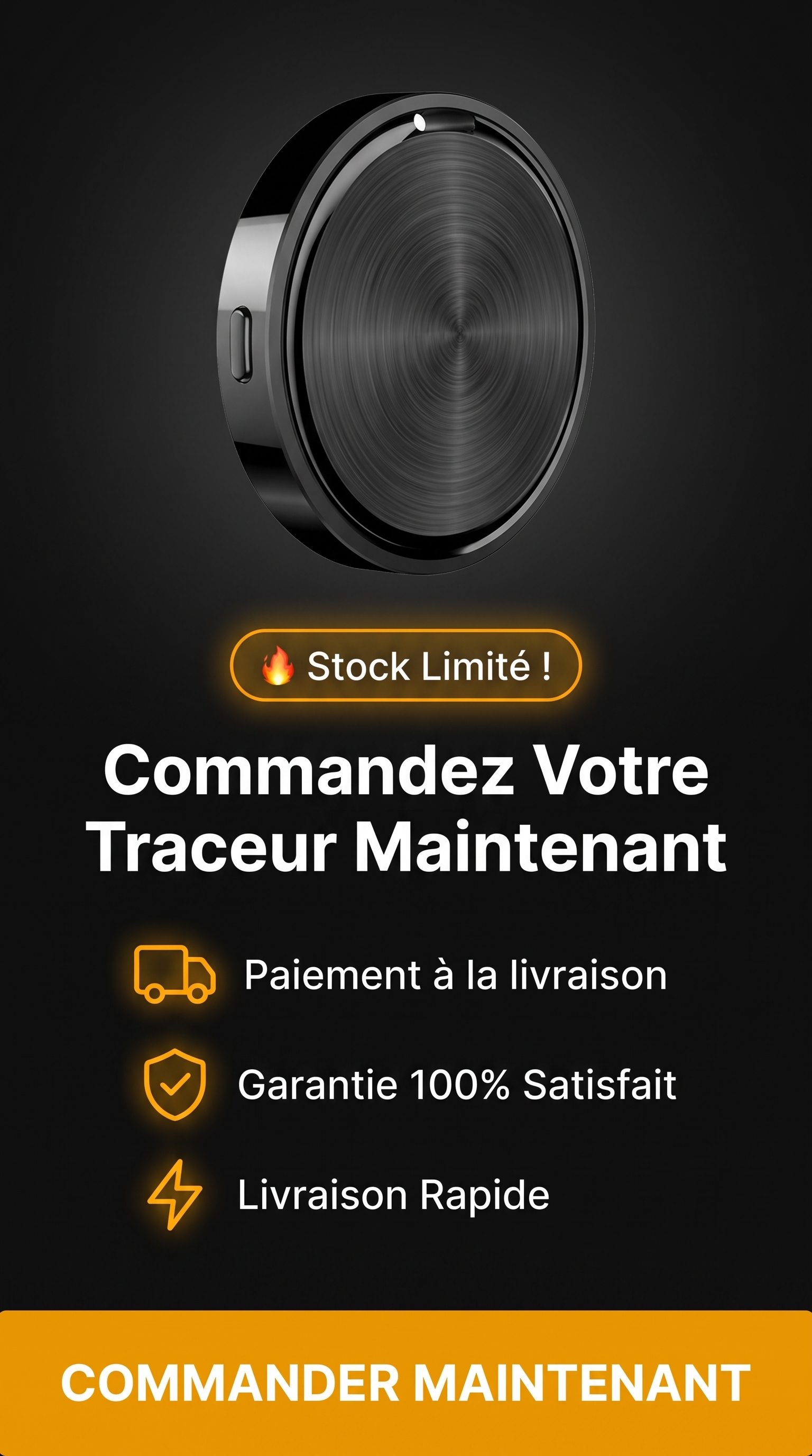 Traceur GPS Portable Anti-Perte en Temps Réel