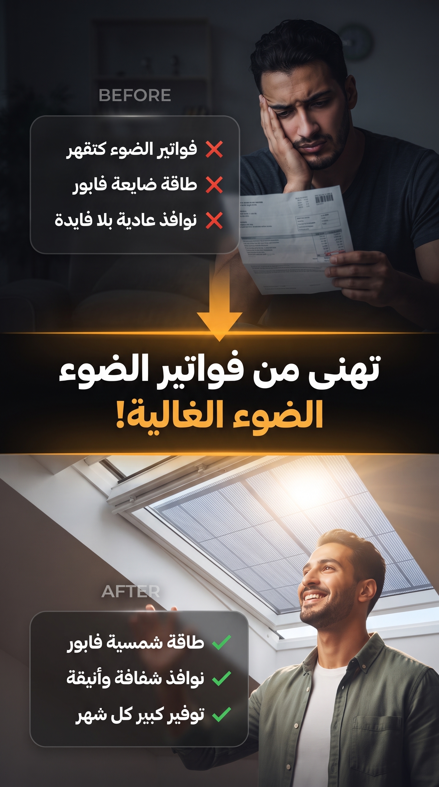 لوحة طاقة شمسية شفافة للنوافذ والأسقف